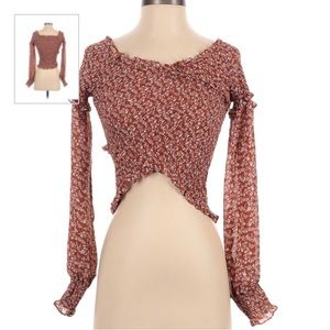 Lucy París long sleeve blouse